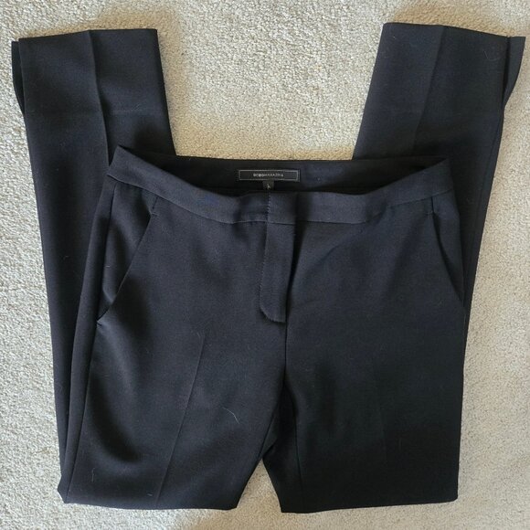 BCBGMAXAZRIA Tarik Trouser Pants Black XS RND2F204 - Picture 2 of 8